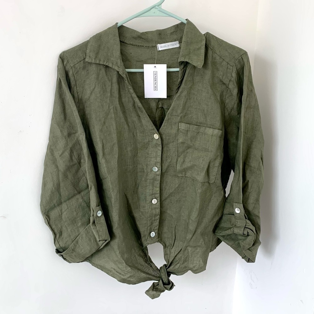 Green Blouse (brand new!)